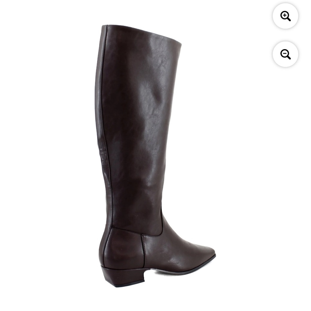 Madden Girl Dark Brown Heeled Boots - Picture 5 of 11